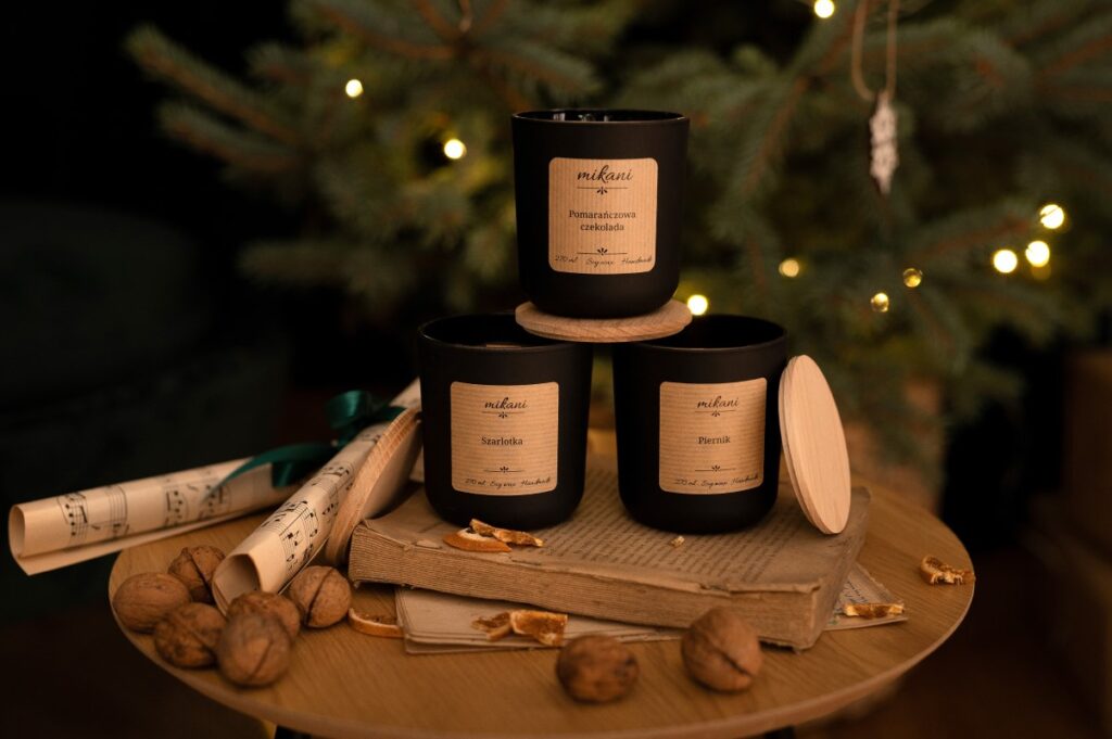 O nas 5 trzy swiece sojowe aranzacja swiateczna slider