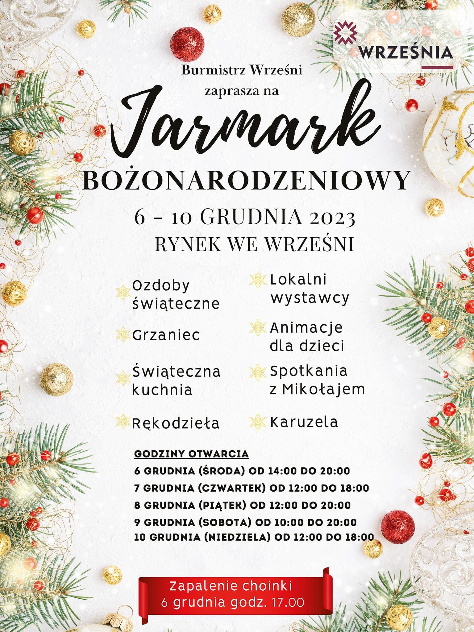 ? Spotkajcie się z Nami na Jarmarku Bożonarodzeniowym we Wrześni! 1 Jarmark bożonarodzeniowy we Wrześni – Mikani Candles świece sojowe