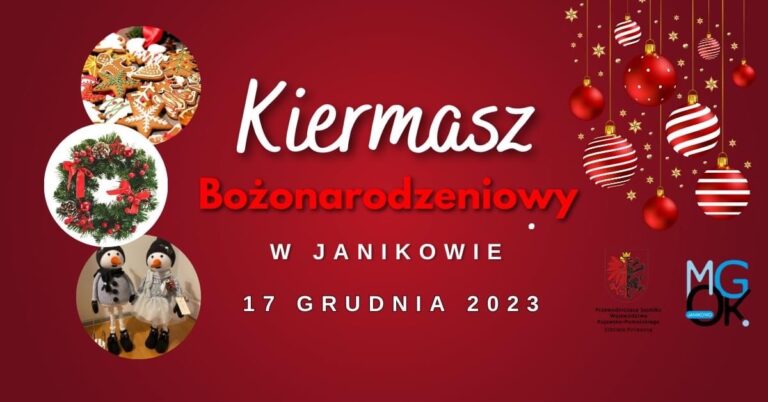 Spotkajmy się na Jarmarku Bożonarodzeniowym w Janikowie! 4 Kiermasz Bożonarodzeniowy w Janikowie – Mikani Candles świece sojowe